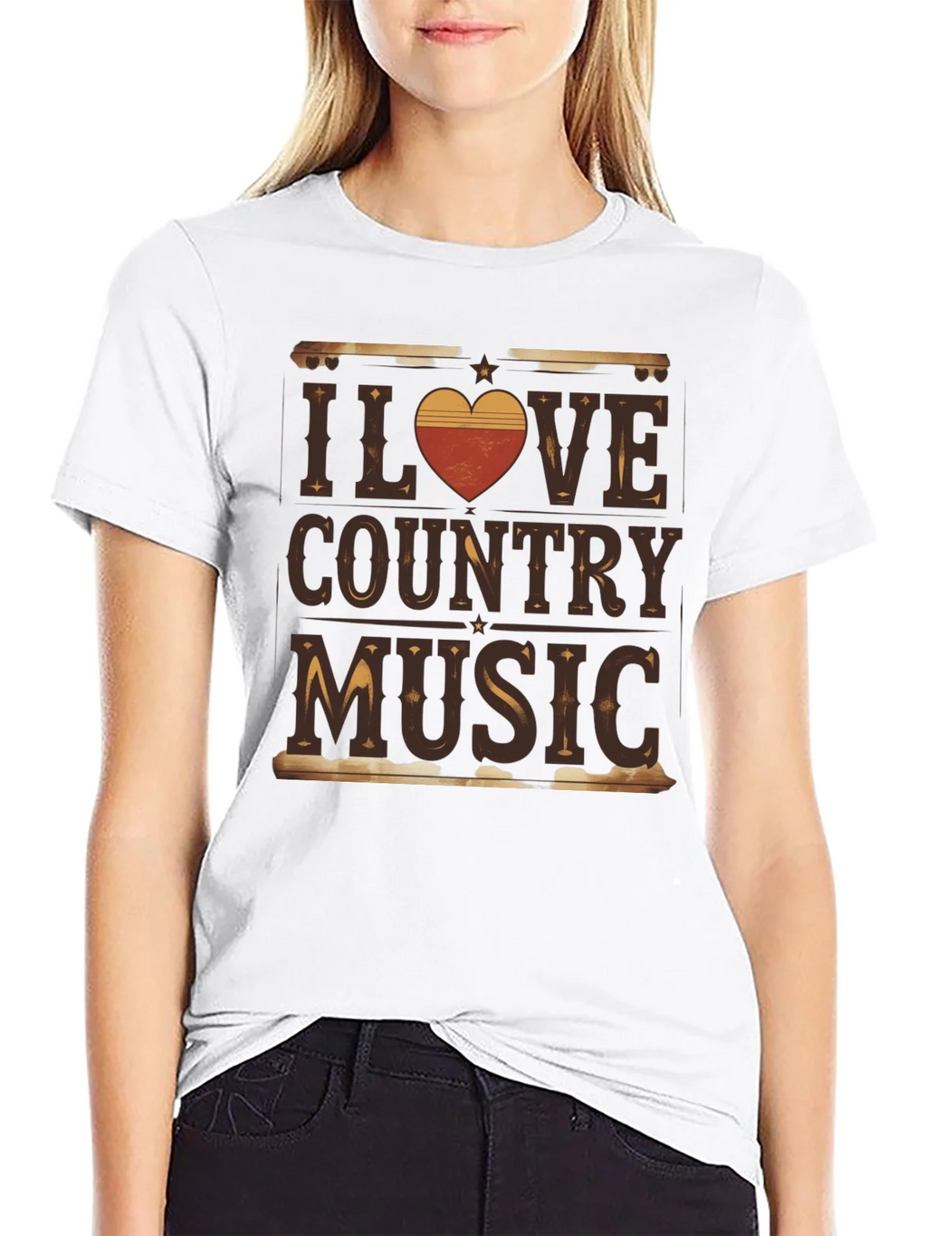 I Love Country Music Tee product image 3