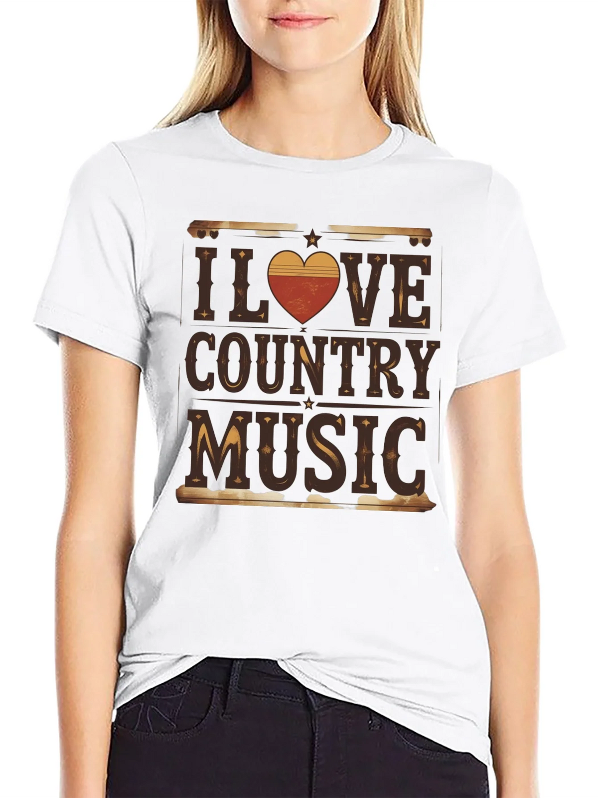 I Love Country Music Tee product image 3