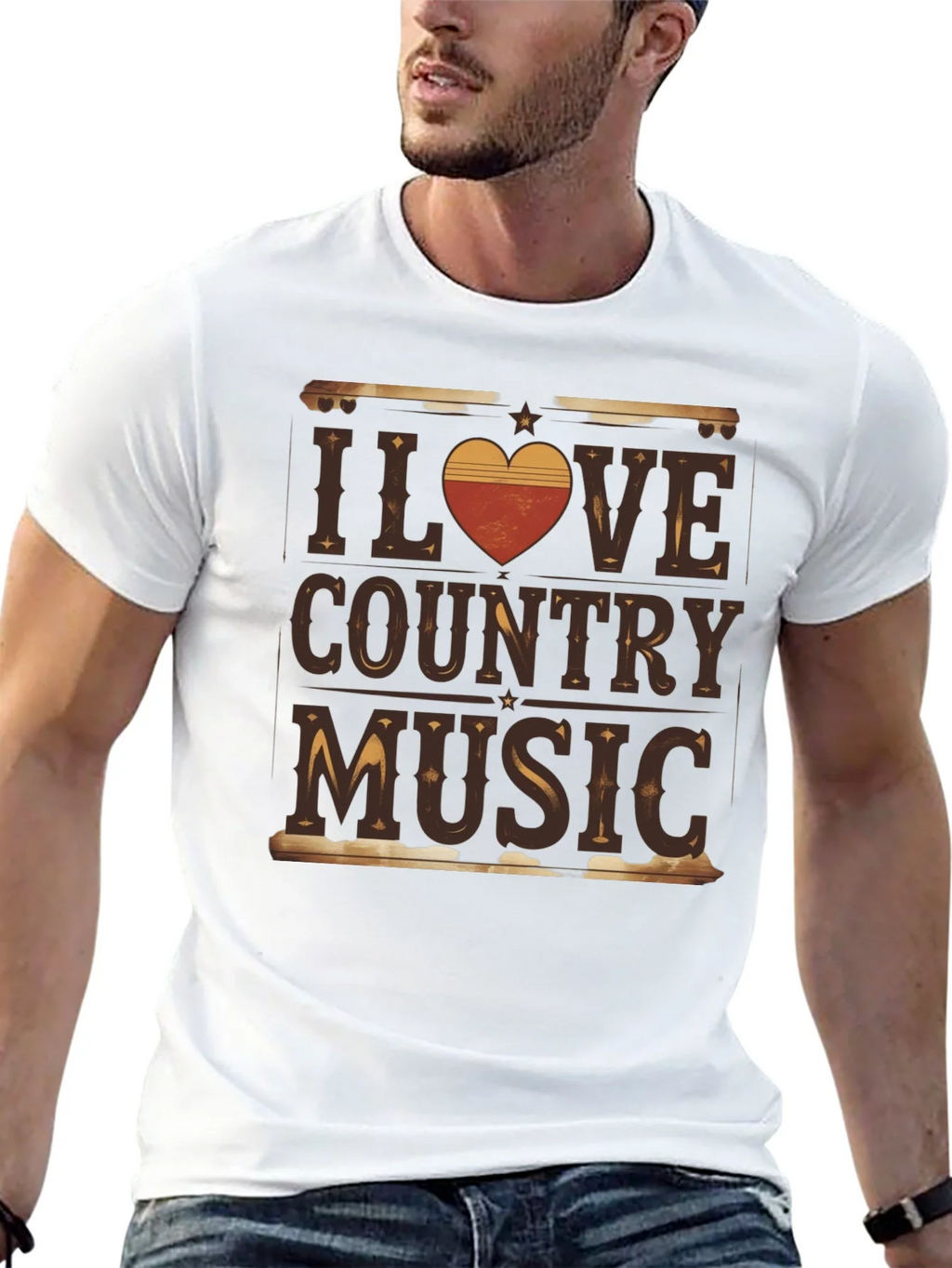 I Love Country Music Tee product image 5