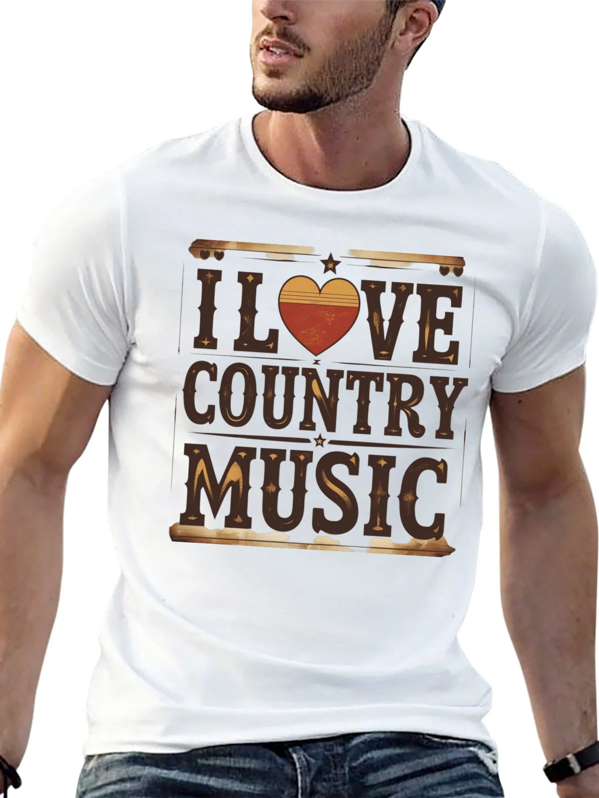 I Love Country Music Tee product image 5
