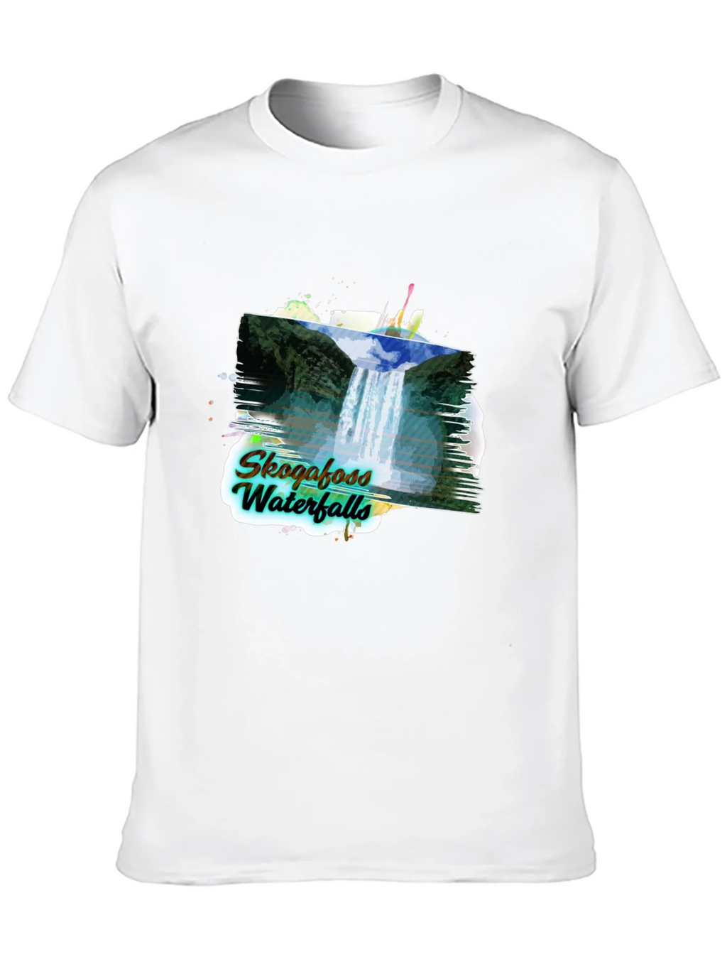 Skogafoss Waterfalls Graphic Tee product image 4