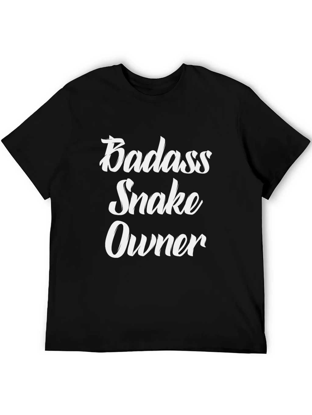 Badass Snake Owner Graphic Tee - Black product image 5