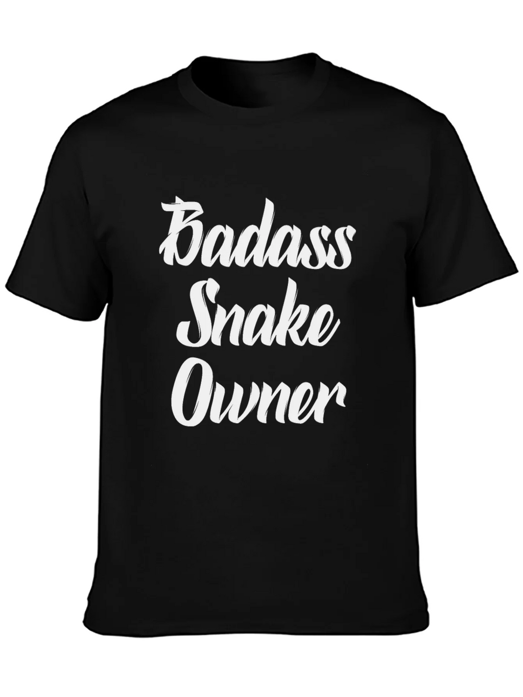 Badass Snake Owner Graphic Tee - Black product image 3