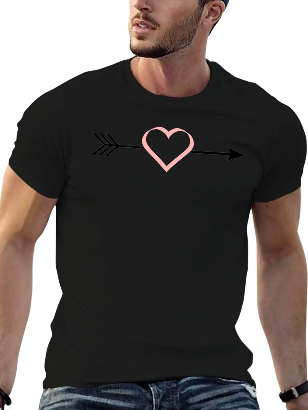 Heart Arrow T-Shirt - Cupids Valentines Day Tee product image 5