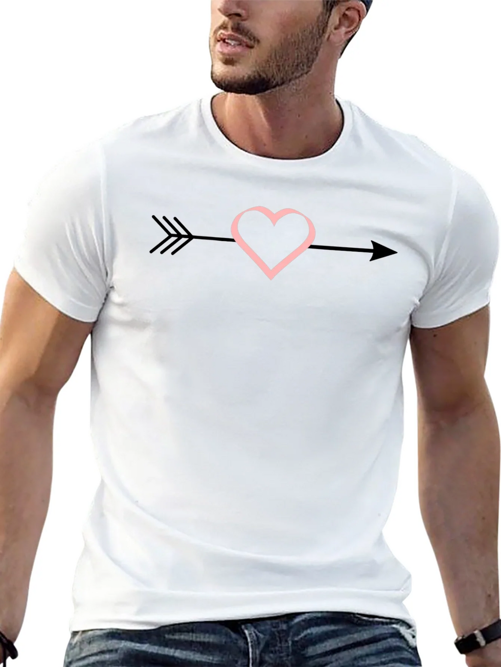 Heart Arrow T-Shirt - Cupids Valentines Day Tee product image 11