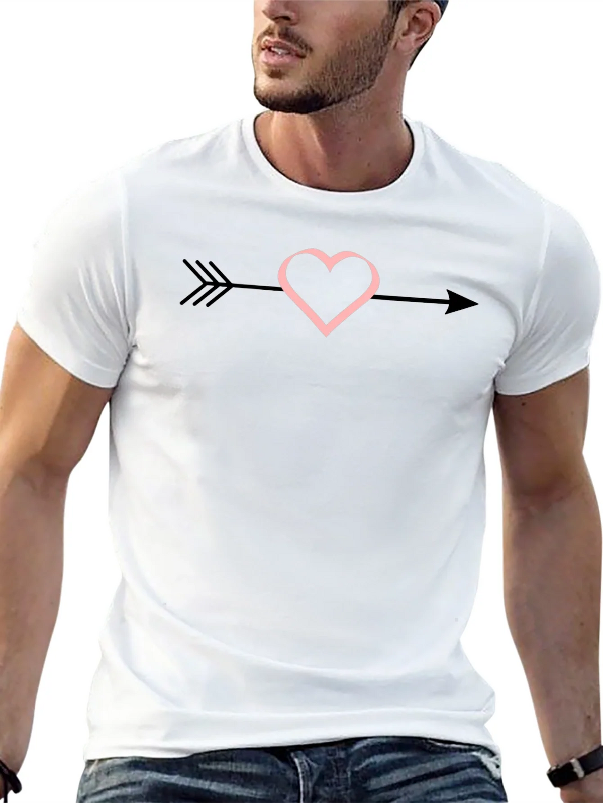 Heart Arrow T-Shirt - Cupids Valentines Day Tee product image 11