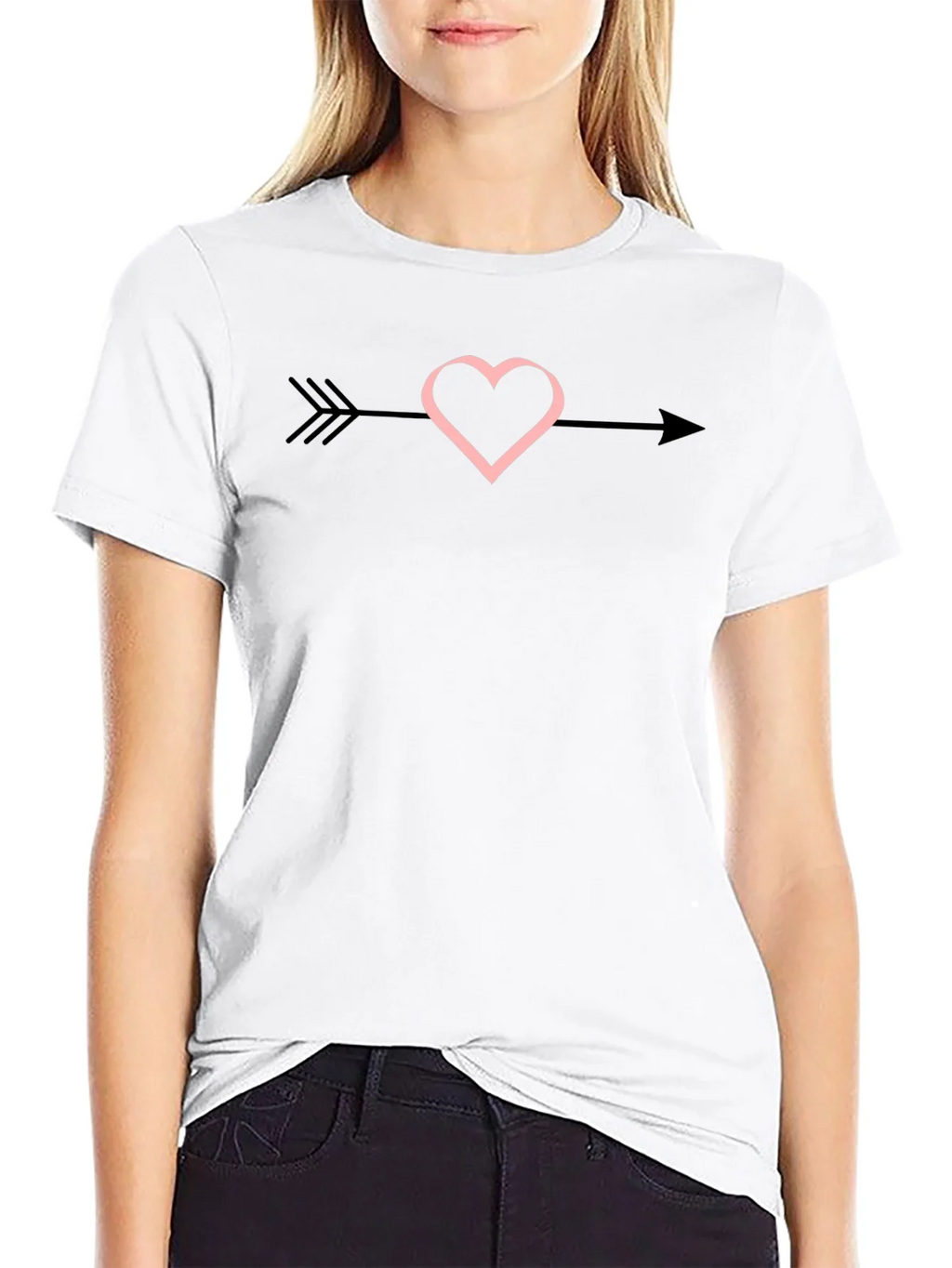 Heart Arrow T-Shirt - Cupids Valentines Day Tee product image 7