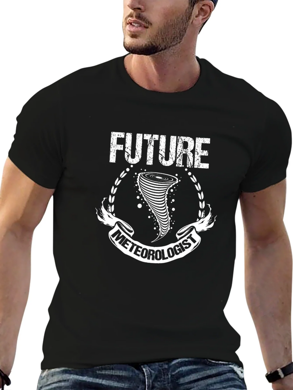 Future Meteorologist Black T-Shirt product image 4