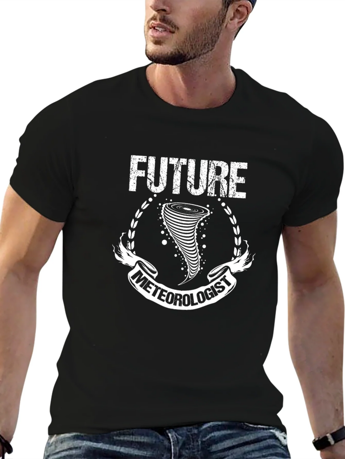 Future Meteorologist Black T-Shirt product image 4