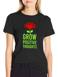 Grow Positive Thoughts Graphic Tee product image 1