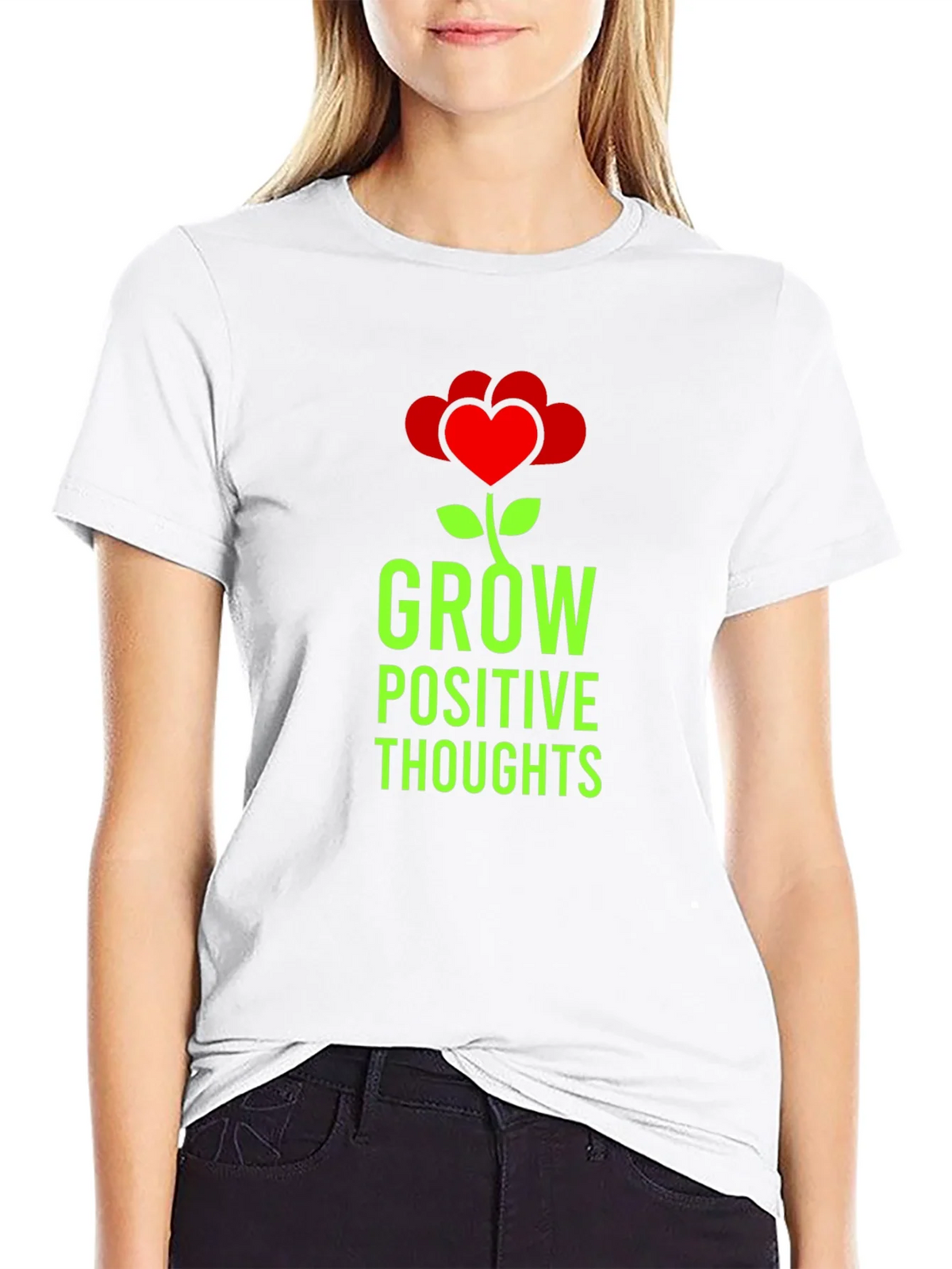 Grow Positive Thoughts Graphic Tee product image 5