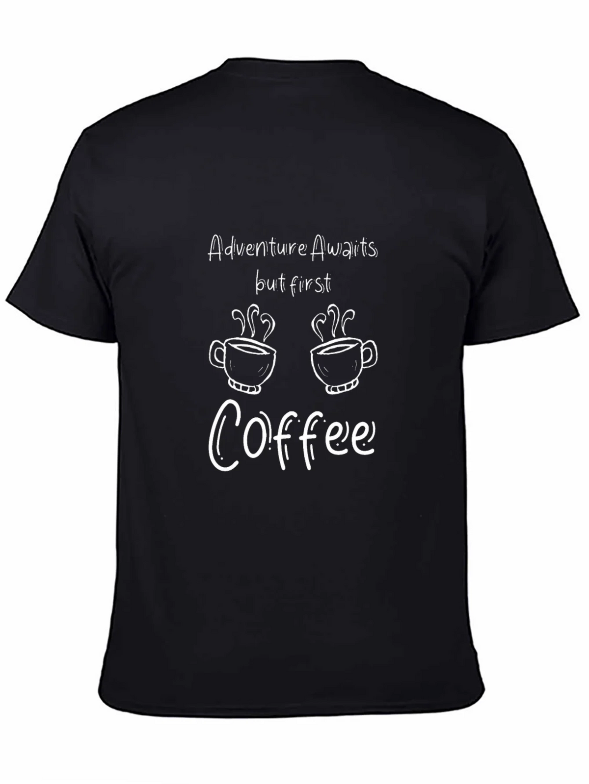 Adventure Awaits Coffee Graphic Tee product image 4