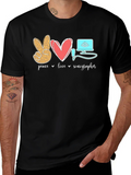 Peace Love Sonographer T-Shirt product image 1