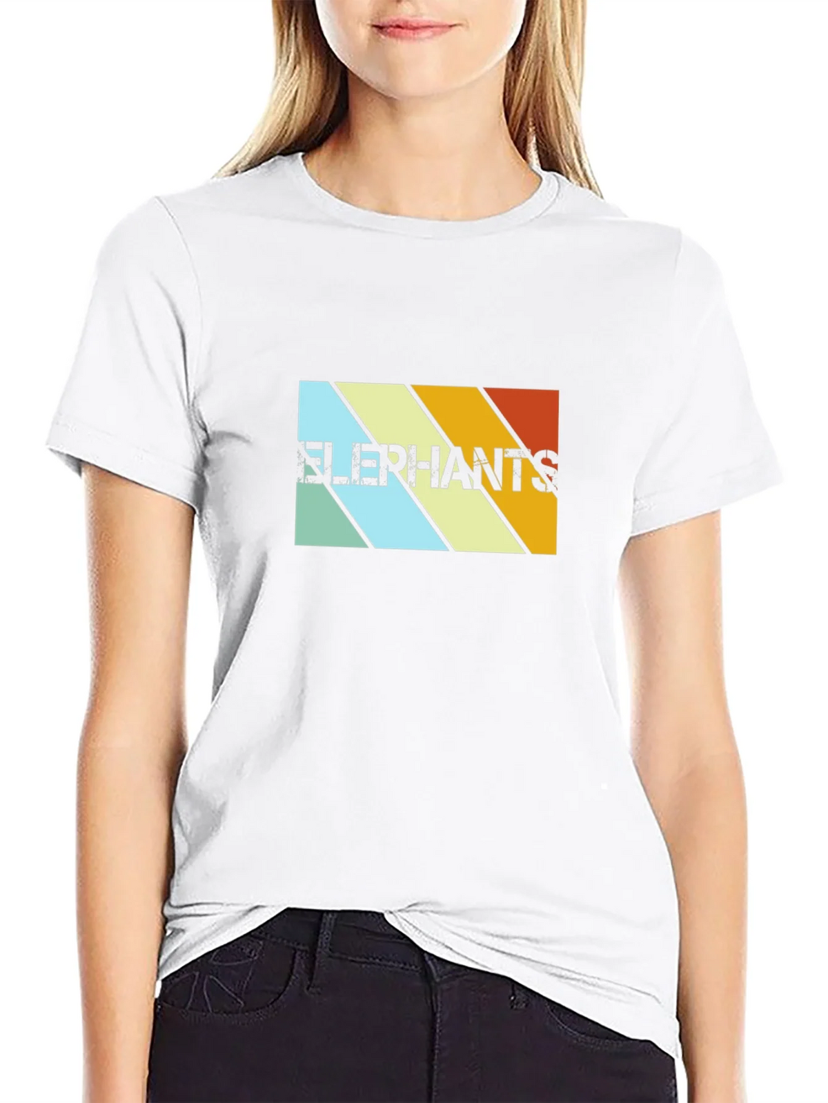 Retro Elephants Graphic Tee - Vintage Style T-Shirt product image 5