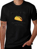 Taco Insurance Advice Mens Black T-Shirt product image 1