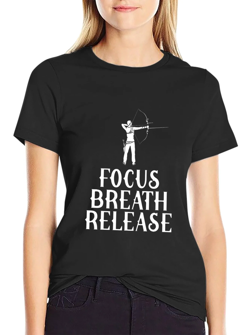 Archery Focus Breath Release Graphic T-Shirt product image 2