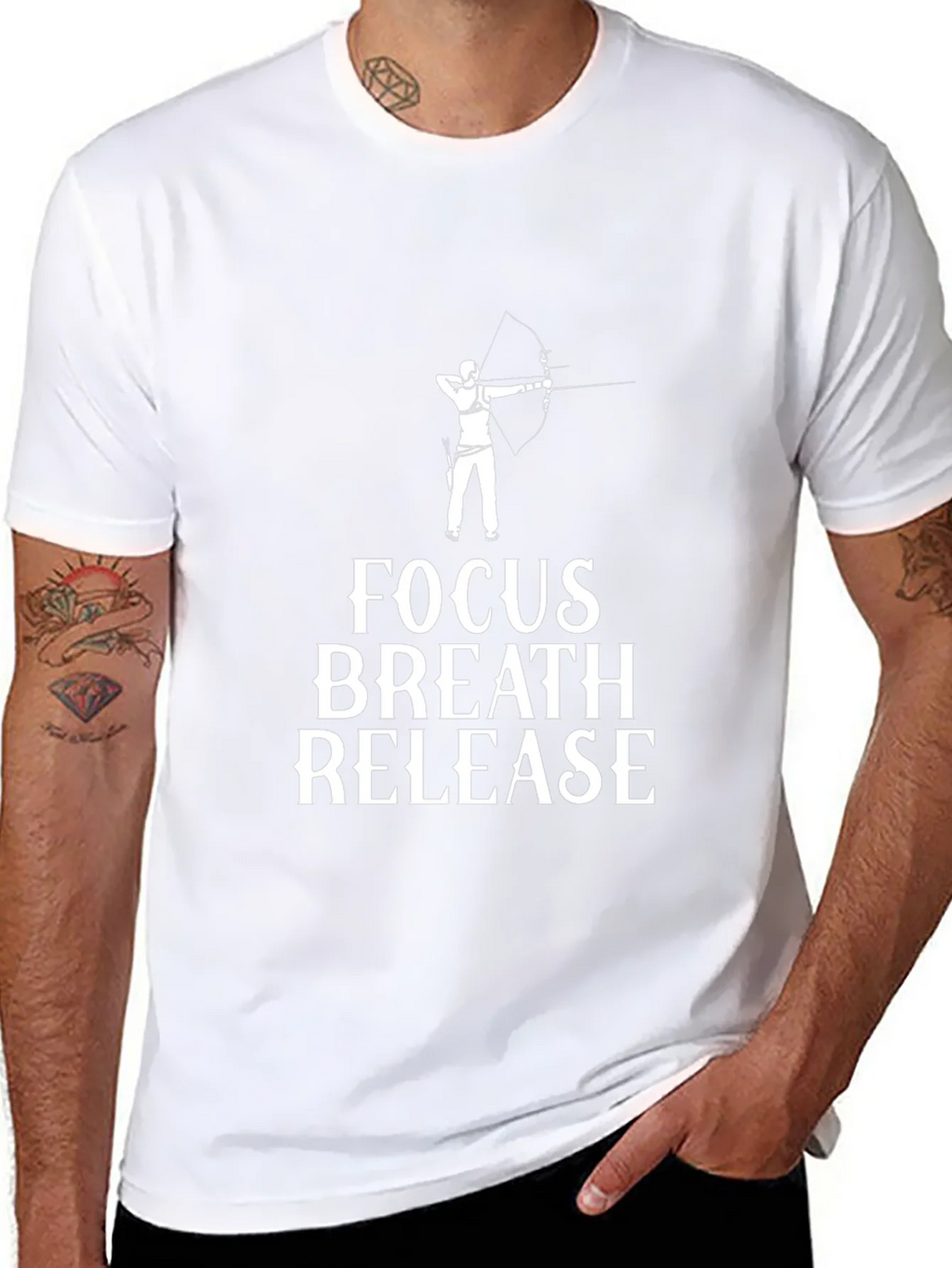 Archery Focus Breath Release Graphic T-Shirt product image 6