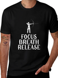 Archery Focus Breath Release Graphic T-Shirt product image 1
