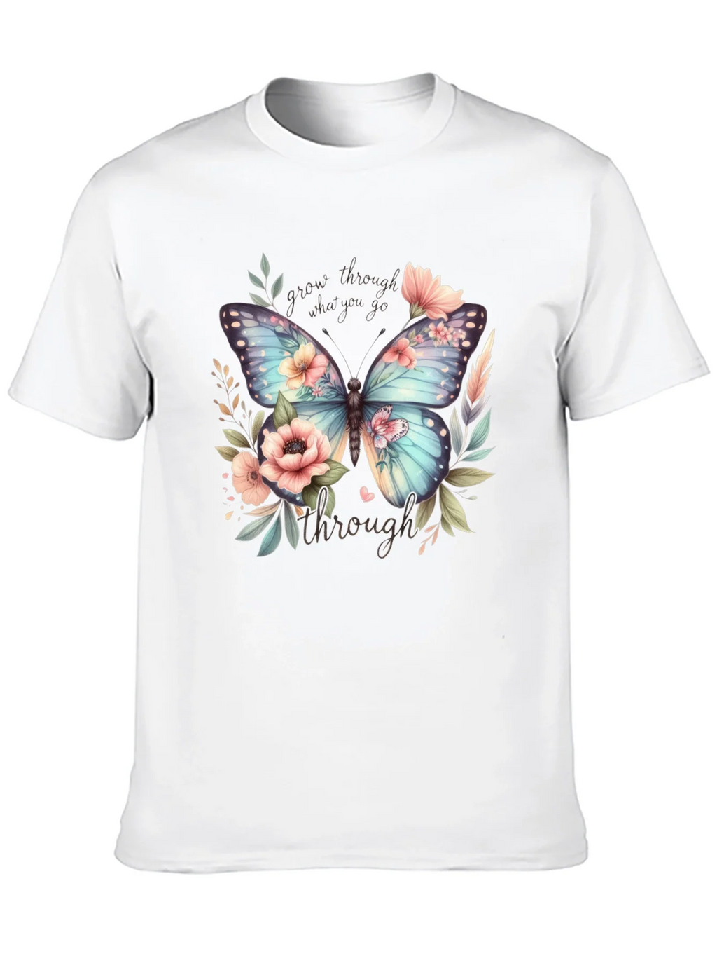 Floral Butterfly Graphic T-Shirt product image 9