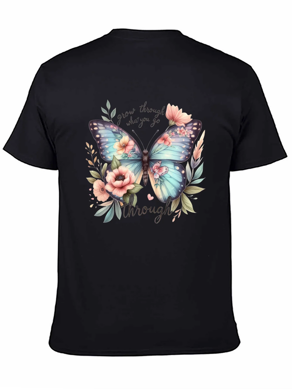 Floral Butterfly Graphic T-Shirt product image 4