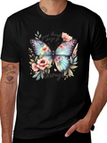 Floral Butterfly Graphic T-Shirt product image 1