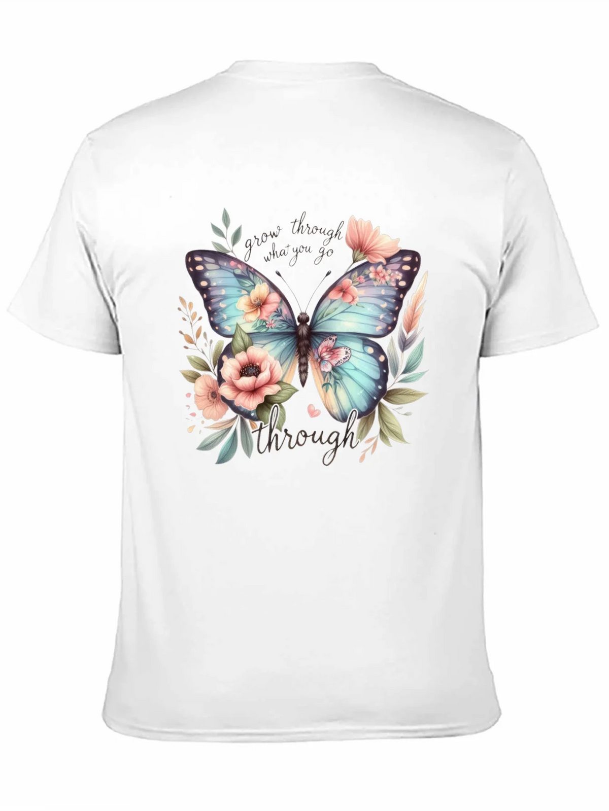 Floral Butterfly Graphic T-Shirt product image 10