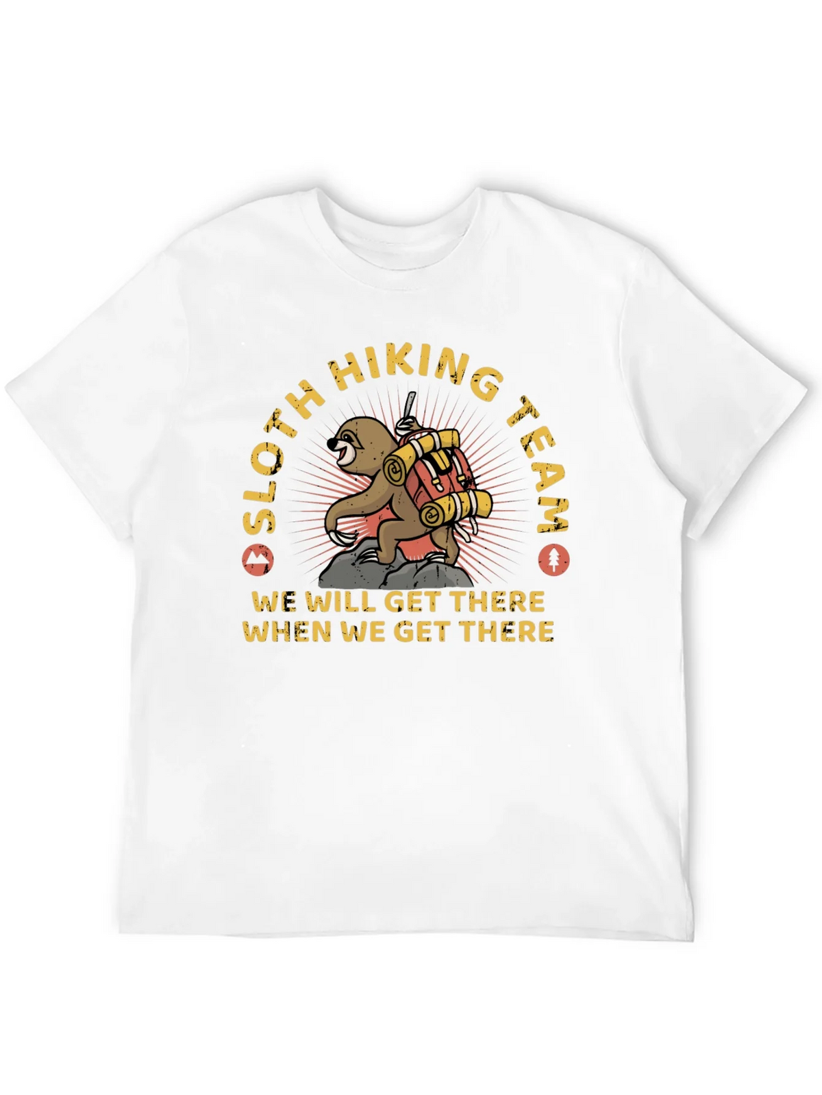 Sloth Hiking Team Graphic T-Shirt product image 11