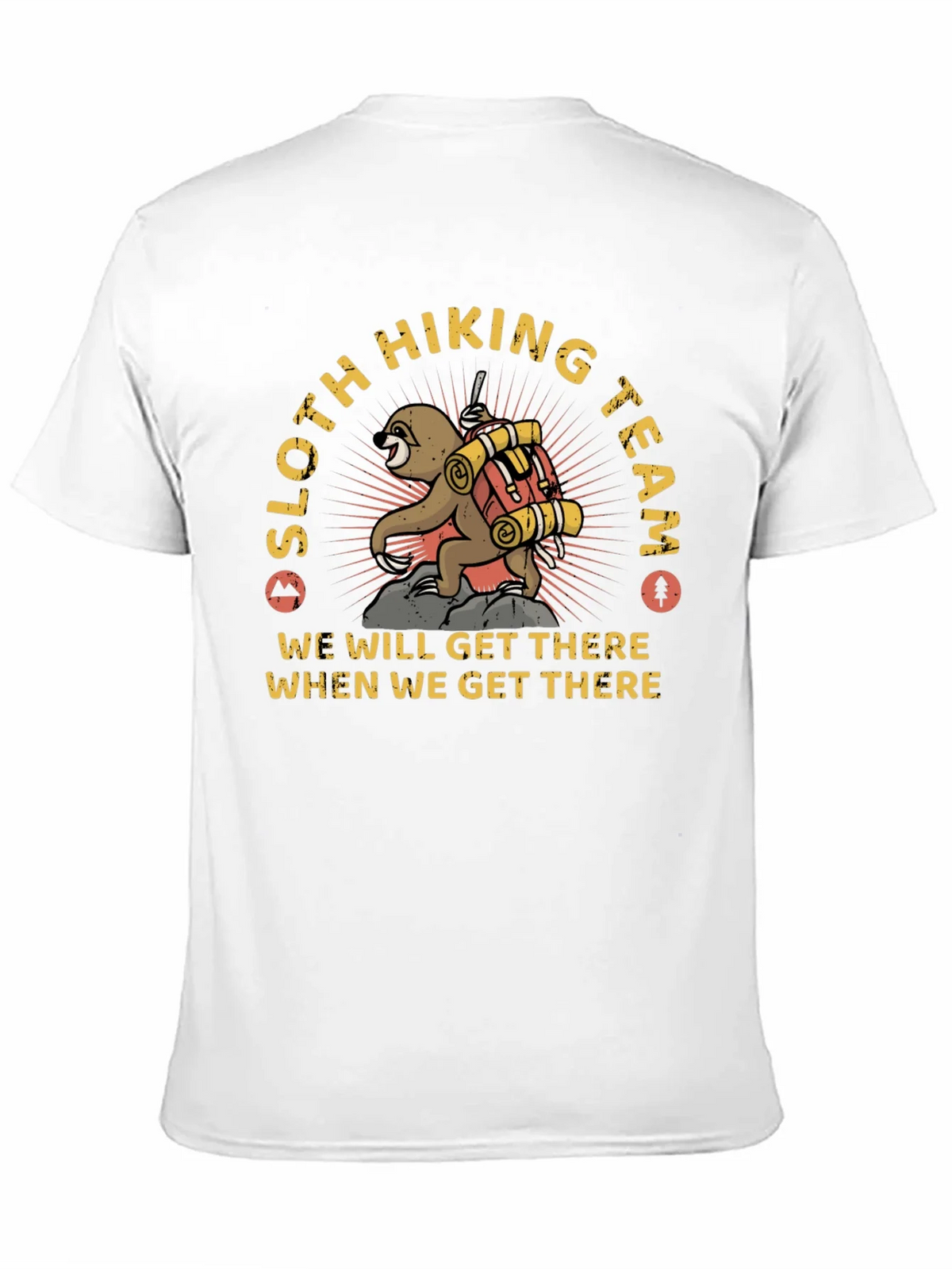 Sloth Hiking Team Graphic T-Shirt product image 10