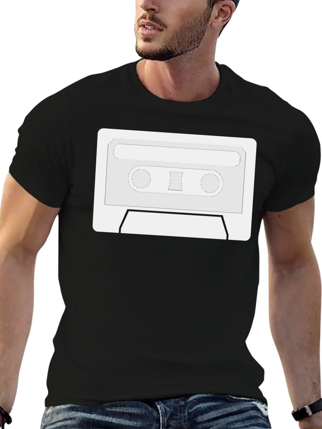 Retro Cassette Graphic T-Shirt - Vintage Music Tee product image 3