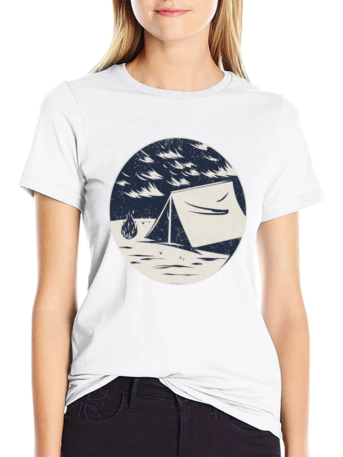 Camping Tent Graphic Tee - Outdoor Adventure Shirt product image 8