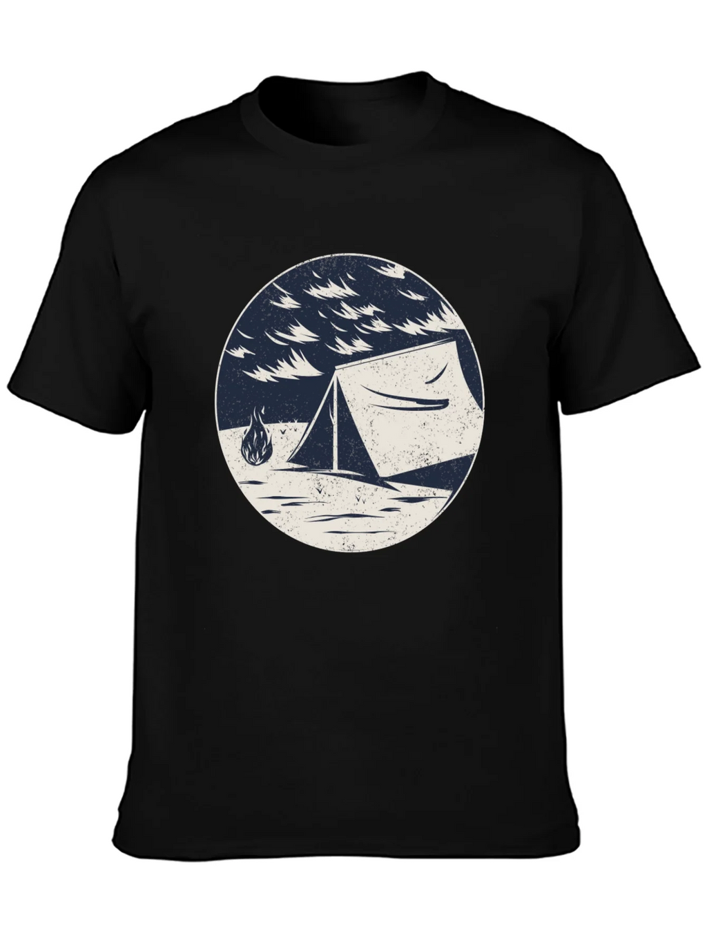 Camping Tent Graphic Tee - Outdoor Adventure Shirt product image 3