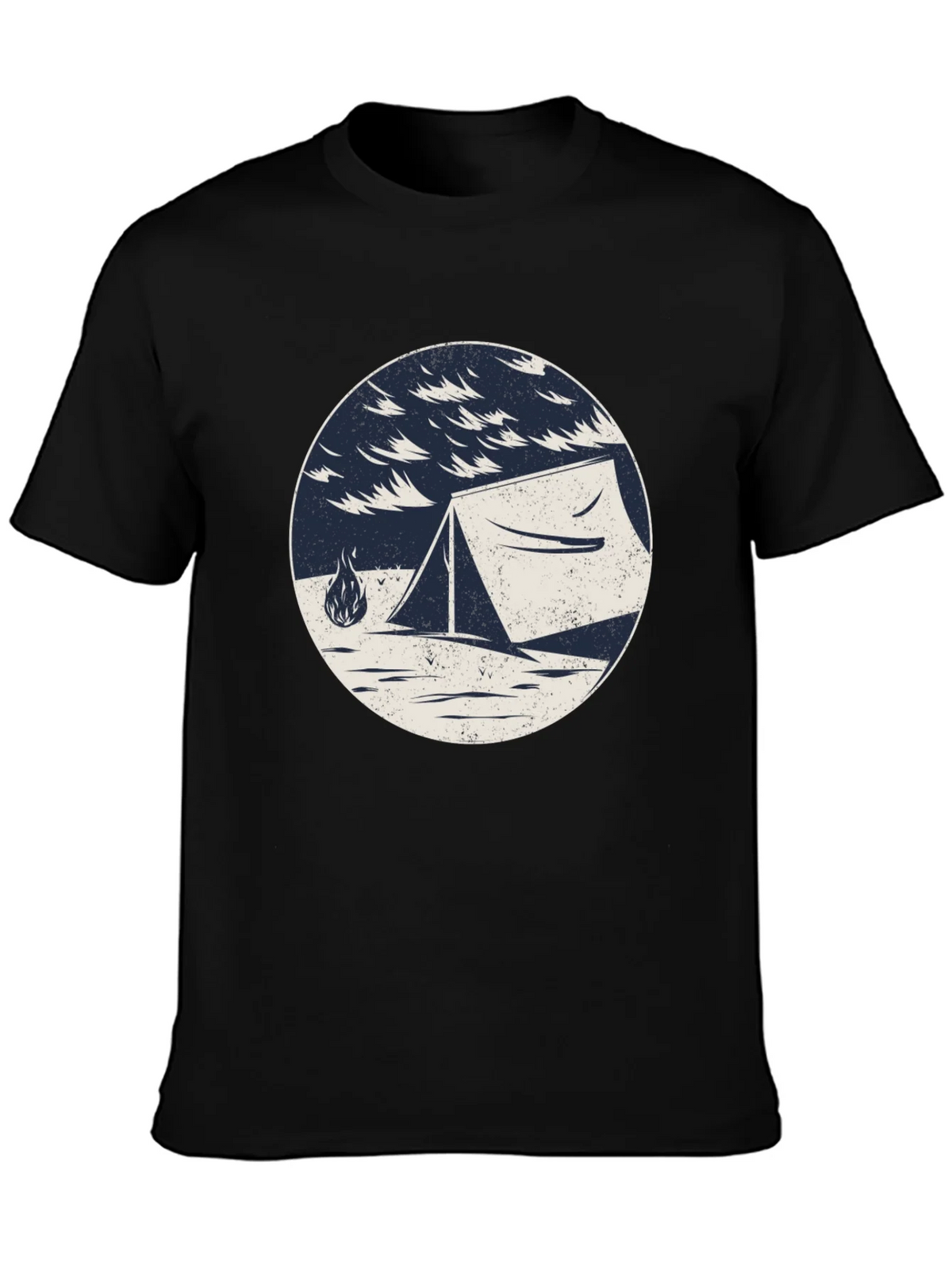 Camping Tent Graphic Tee - Outdoor Adventure Shirt product image 3