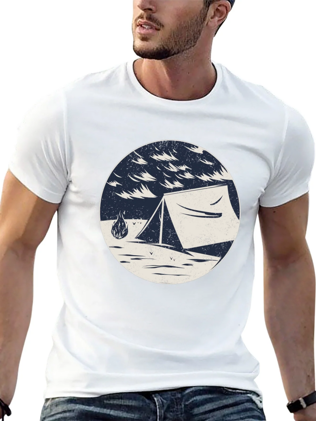 Camping Tent Graphic Tee - Outdoor Adventure Shirt product image 12