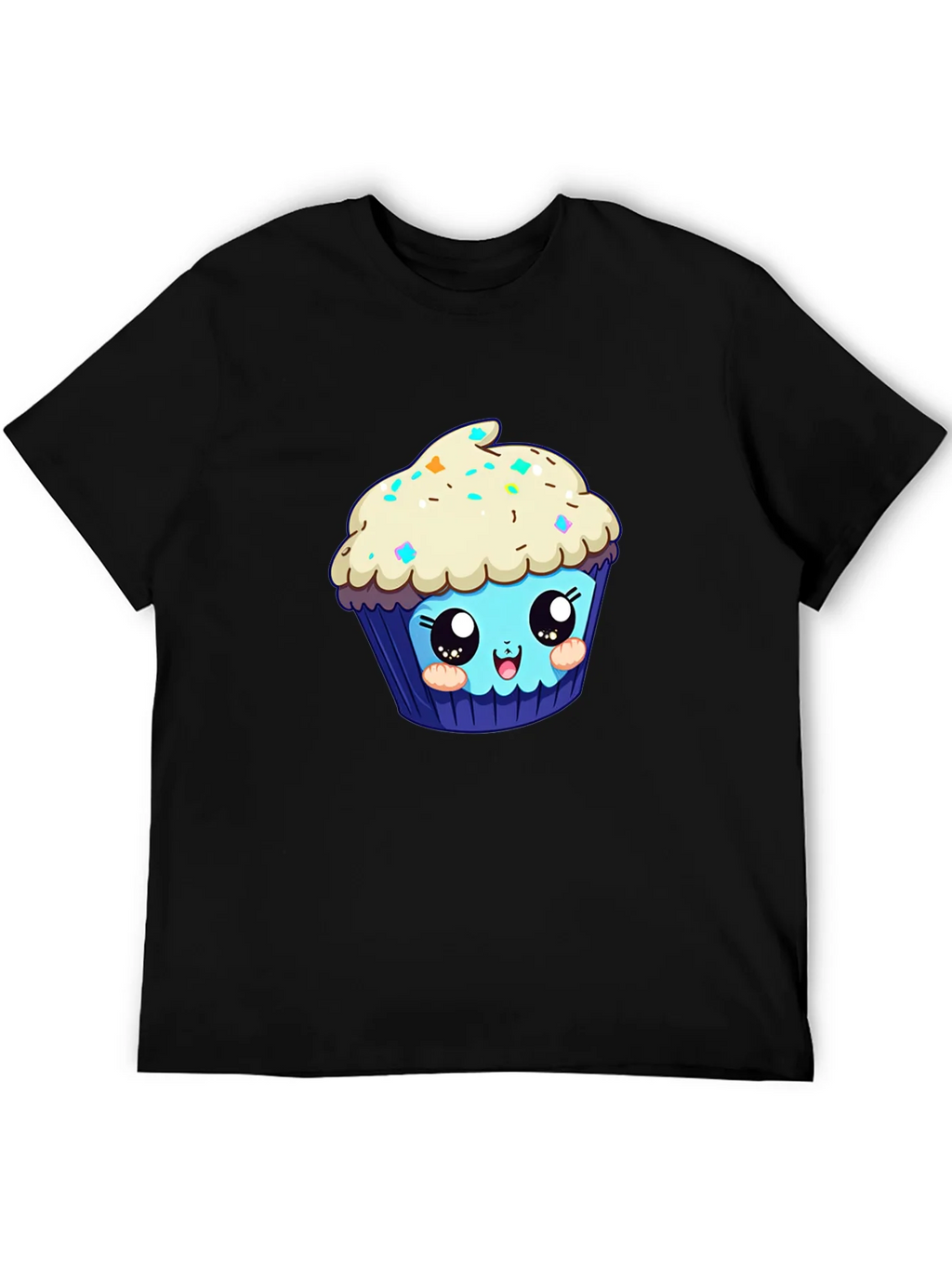 Cute Cupcake Graphic Tee - Black product image 5