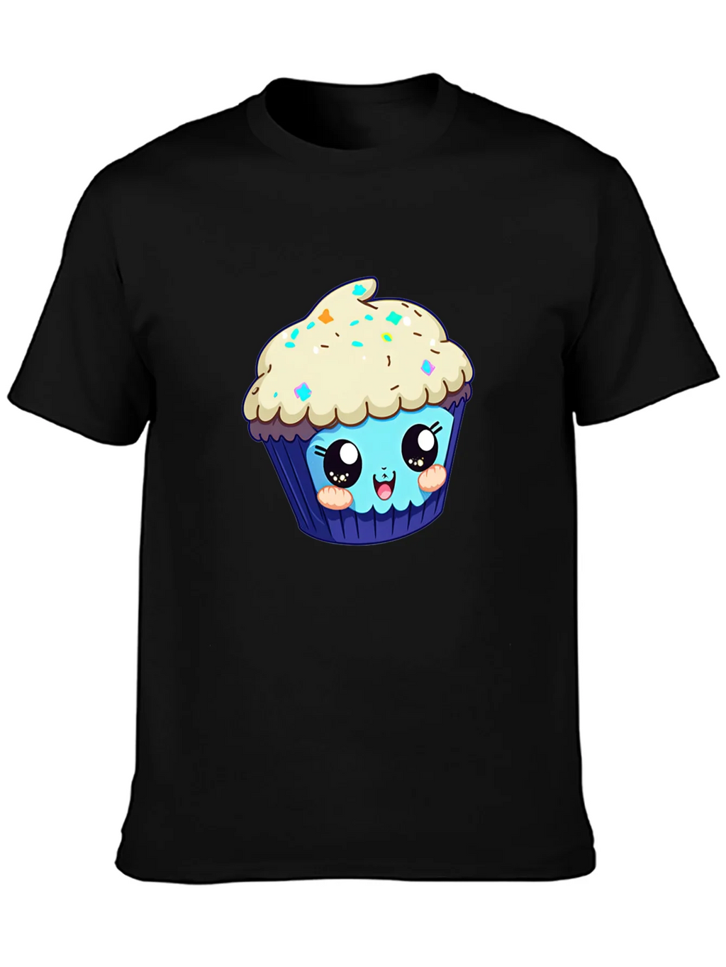 Cute Cupcake Graphic Tee - Black product image 3