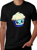 Cute Cupcake Graphic Tee - Black product image 1