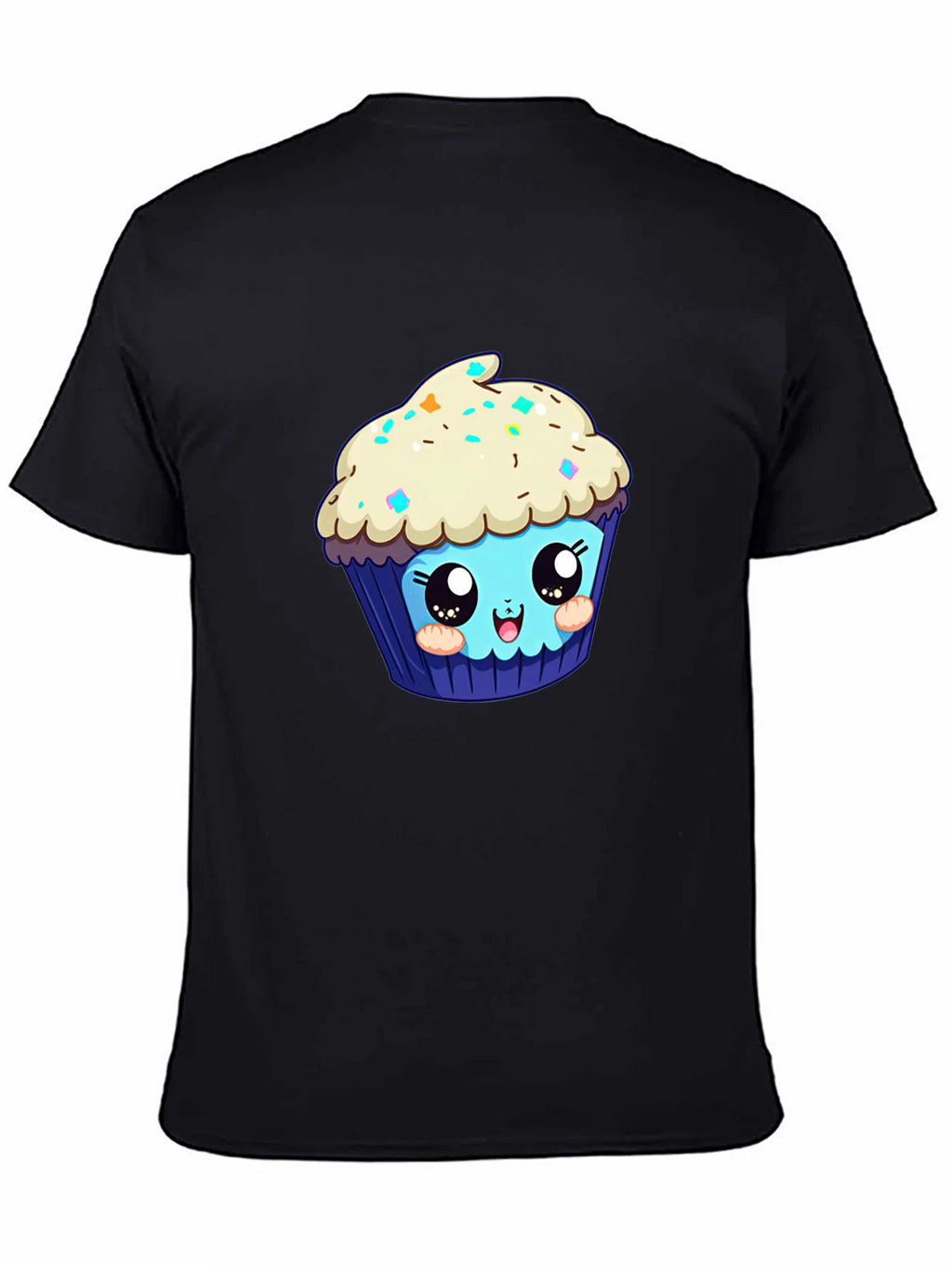 Cute Cupcake Graphic Tee - Black product image 4
