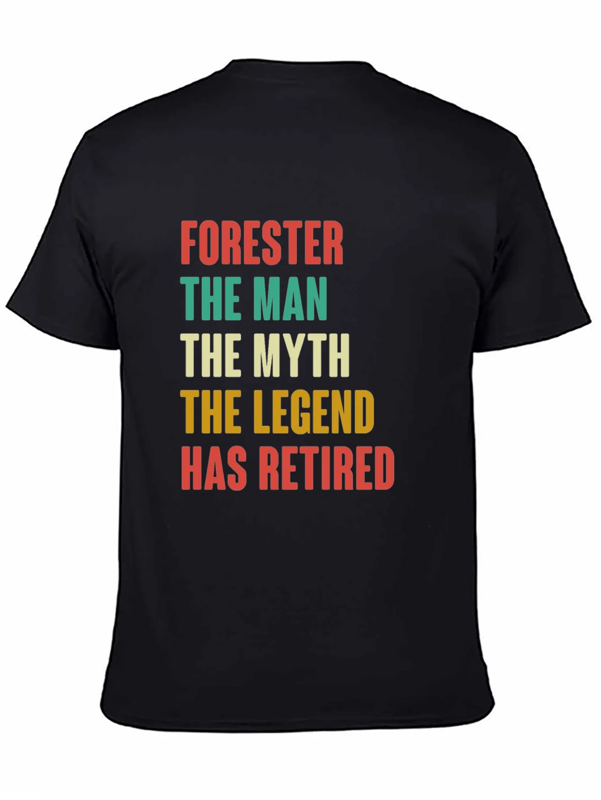 Forester Retirement T-Shirt: The Man Myth Legend product image 4