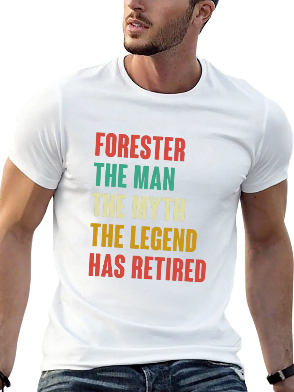 Forester Retirement T-Shirt: The Man Myth Legend product image 12