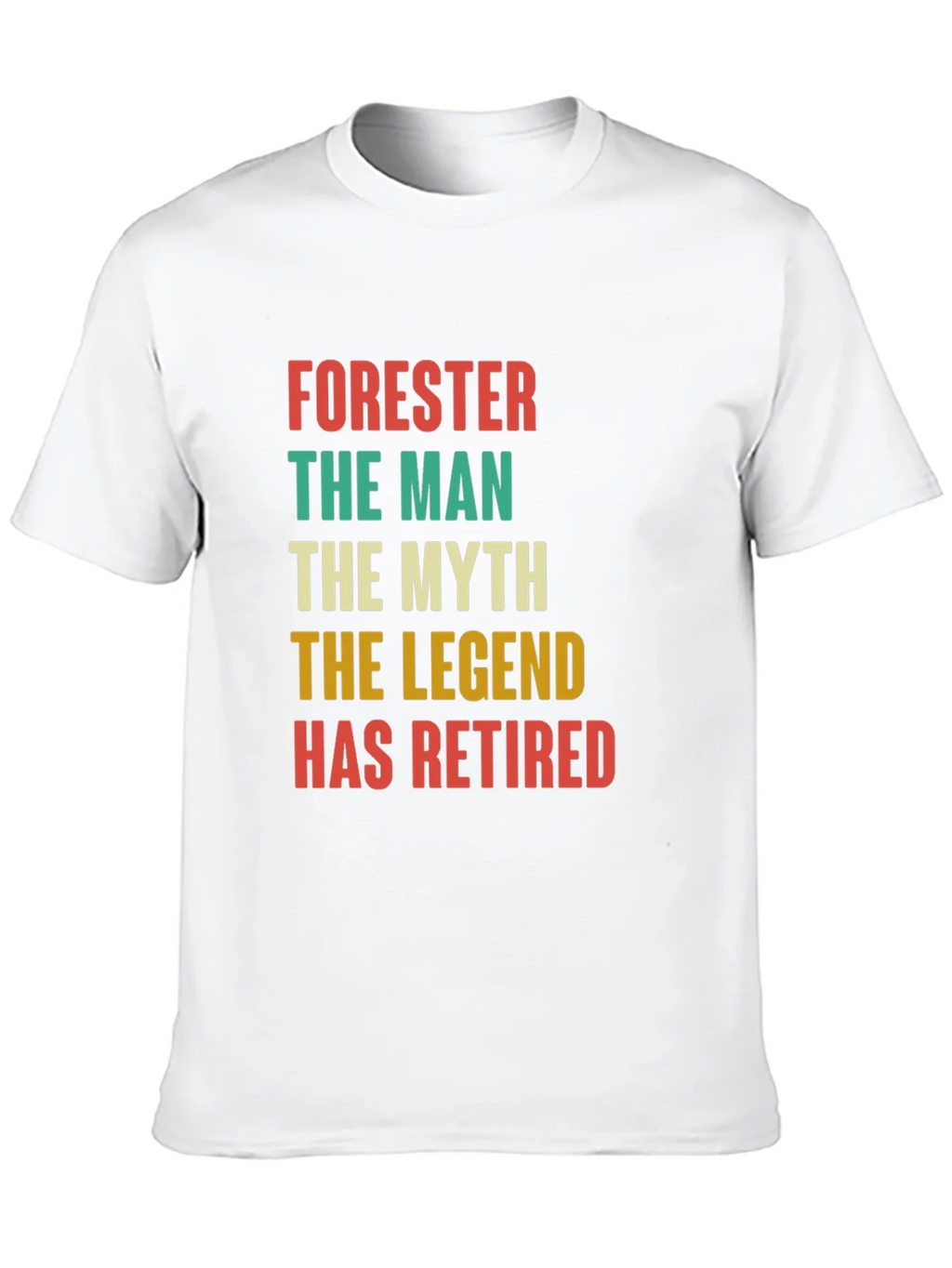 Forester Retirement T-Shirt: The Man Myth Legend product image 9