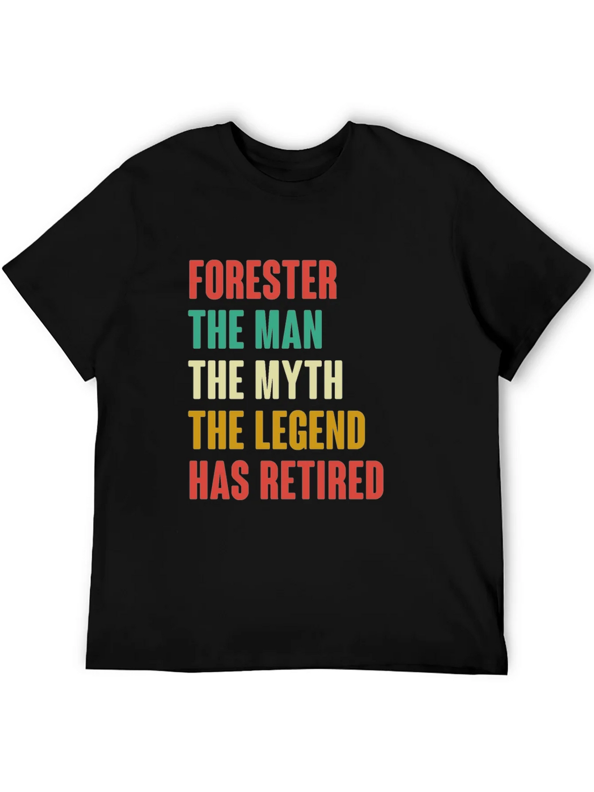 Forester Retirement T-Shirt: The Man Myth Legend product image 5