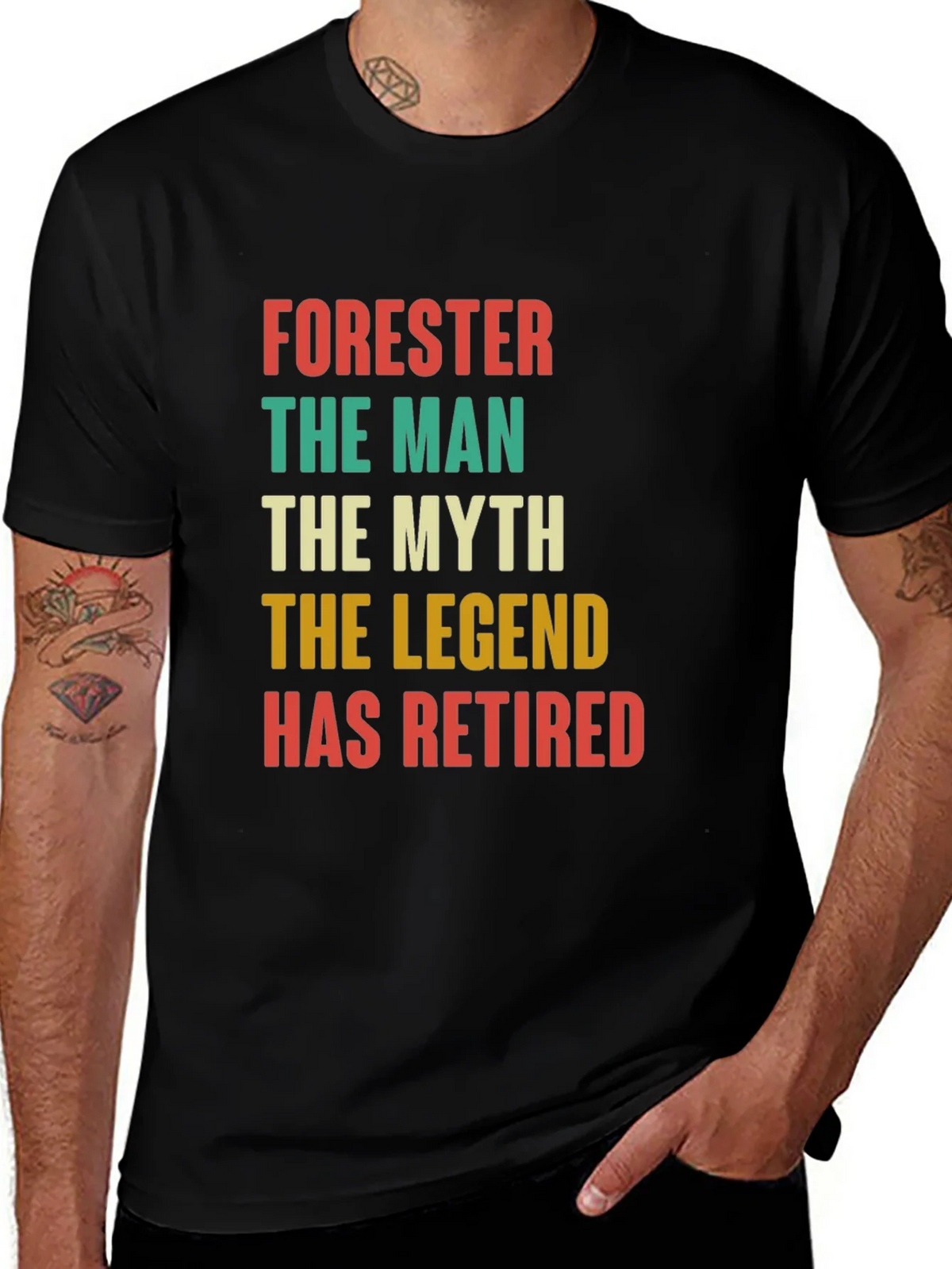 Forester Retirement T-Shirt: The Man Myth Legend product image 1