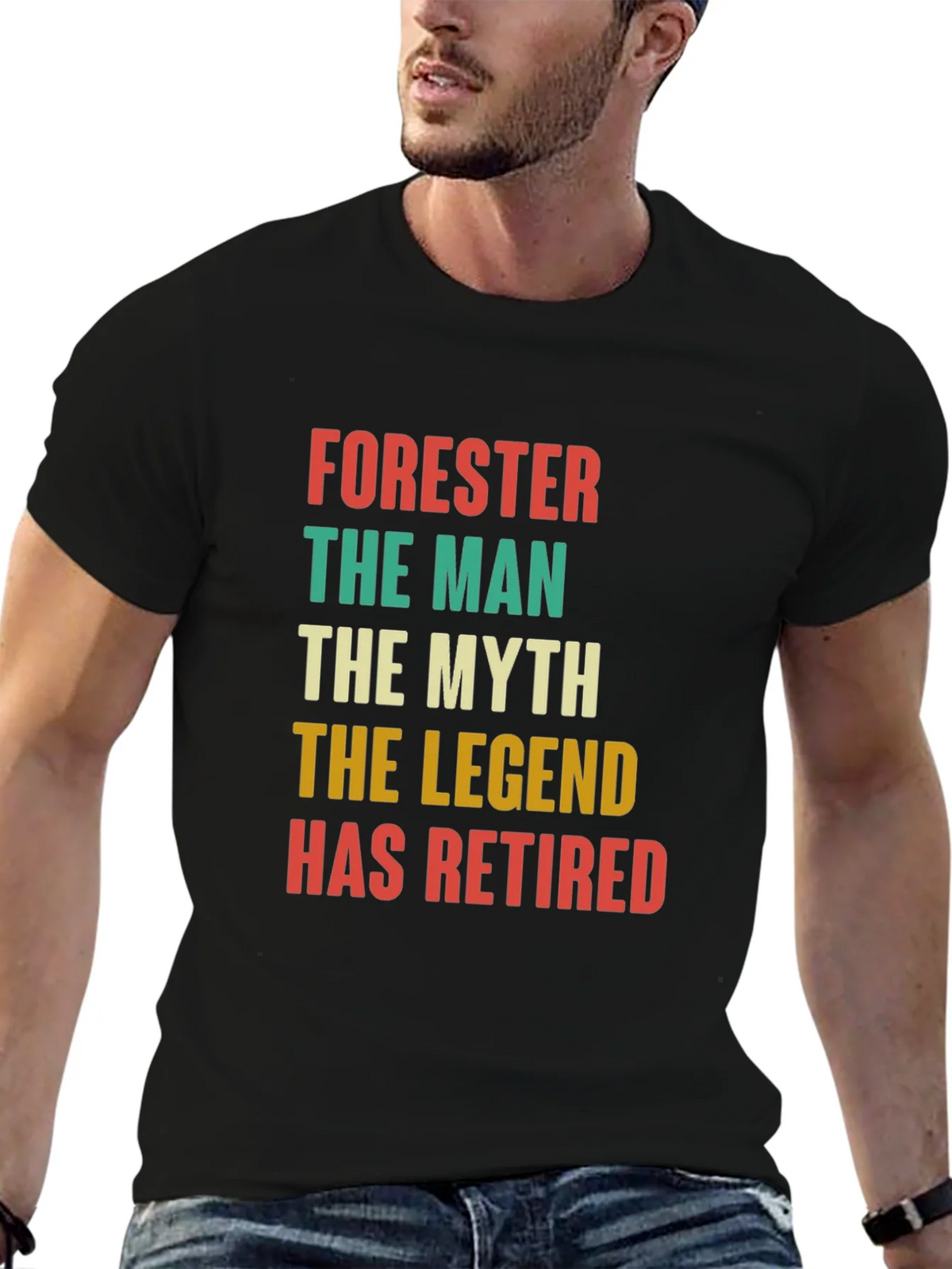 Forester Retirement T-Shirt: The Man Myth Legend product image 6