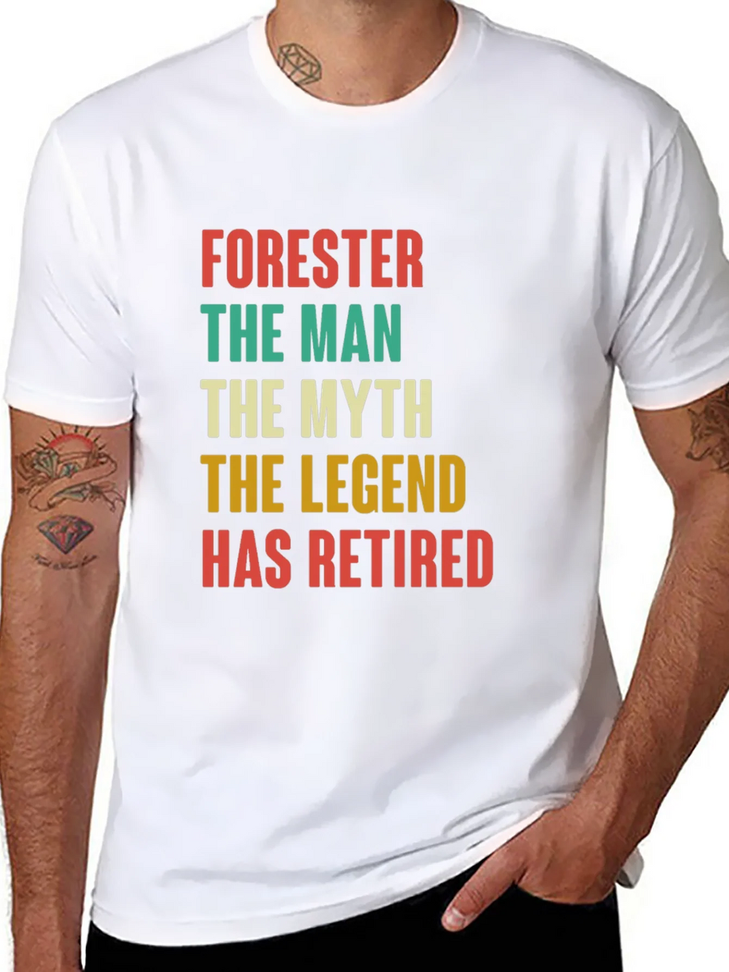 Forester Retirement T-Shirt: The Man Myth Legend product image 7