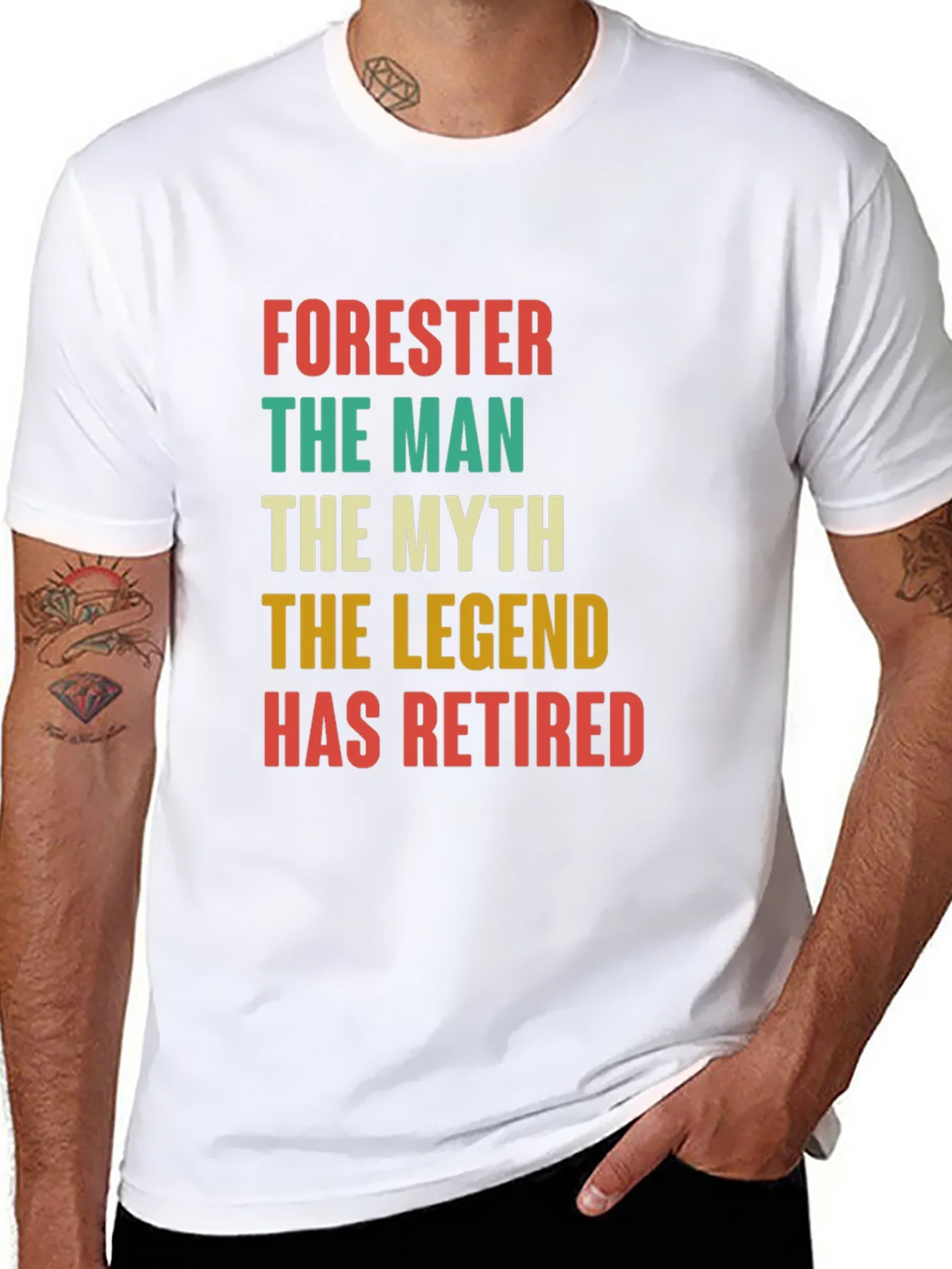 Forester Retirement T-Shirt: The Man Myth Legend product image 7