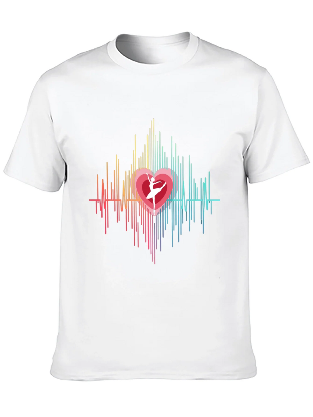 Heartbeat Ballerina Graphic Tee - Black product image 8