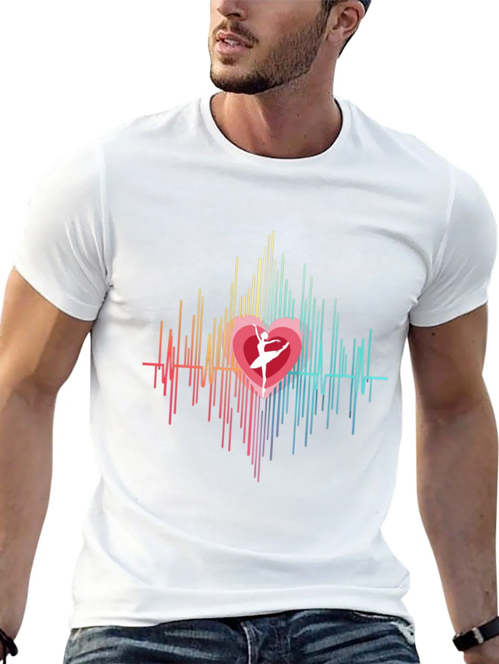 Heartbeat Ballerina Graphic Tee - Black product image 11