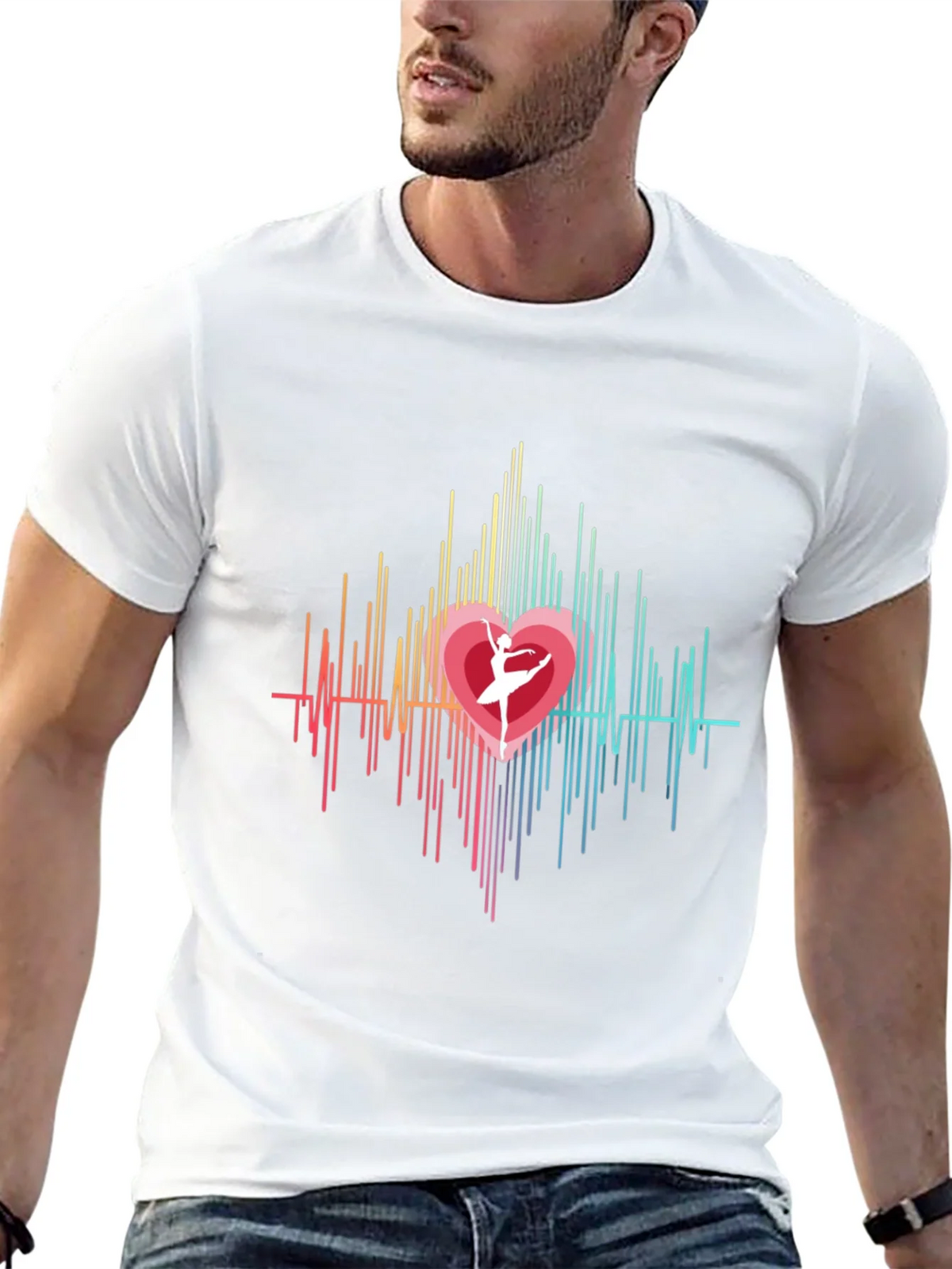 Heartbeat Ballerina Graphic Tee - Black product image 11