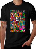 Abstract Art T-Shirt: Random Shapes Graphic Tee product image 1