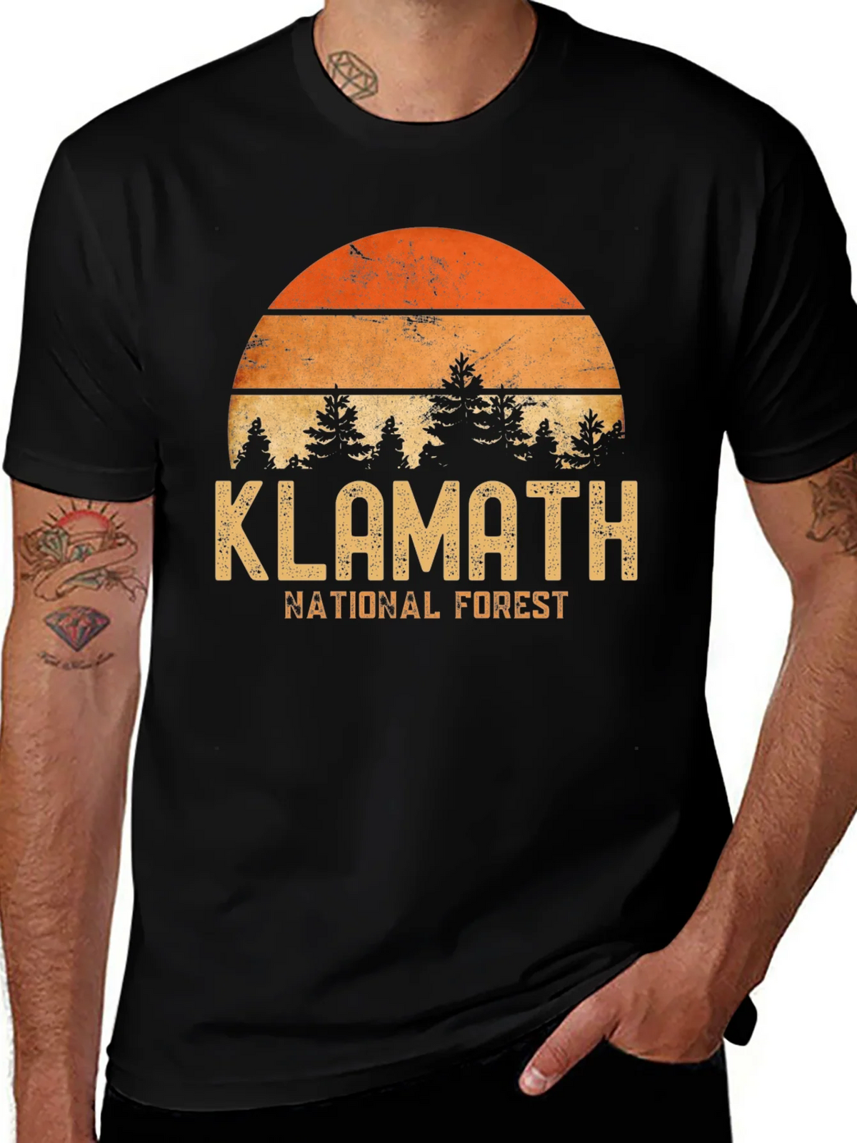 Klamath National Forest Graphic T-Shirt product image 1